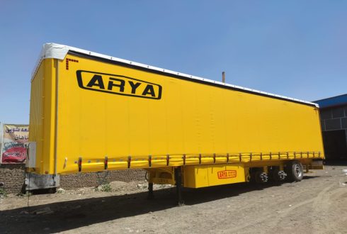 کانتینر چادری آریا تریلر مدل ۱۴۰۳