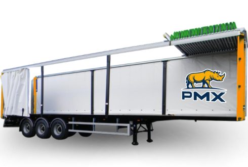 سیستم کشویی سقف تریلر ترانزیت